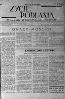 Życie Podlasia: pismo społeczno-gospodarcze R. 4 (1937) nr 22 (161)