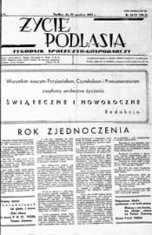 Życie Podlasia: pismo społeczno-gospodarcze R. 4 (1937) nr 52-53 (191-192)