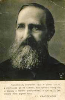 Kraszewski Józef Ignacy [dokument ikonograficzny]