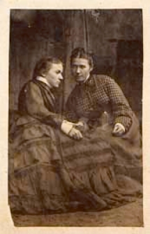 Joanna z Kraszewskich Moraczewska - siostra pisarza Józefa Ignacego Kraszewskiego (z prawej) i Kazimiera z Kraszewskich Rulikowska - córka Lucjana, siostrzenica pisarza