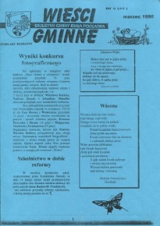 Wieści Gminne : biuletyn Urzedu Gminy w Białej Podlaskiej R. 4 (1998) nr 3