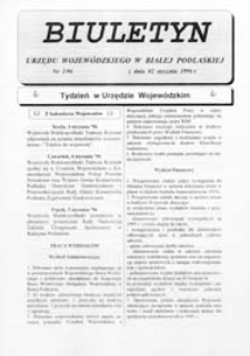 Biuletyn Urzędu Wojewódzkiego w Białej Podlaskiej R. 3 (1996) nr 1