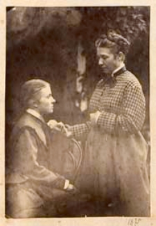 Joanna z Kraszewskich Moraczewska - siostra pisarza Józefa Ignacego Kraszewskiego (z prawej) i Kazimiera z Kraszewskich Rulikowska - córka Lucjana, siostrzenica pisarza