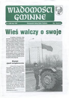 Wiadomości Gminne : miesięcznik gminy Biała Podlaska R. 1 (1999) nr 2