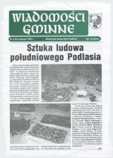 Wiadomości Gminne : miesięcznik gminy Biała Podlaska R. 1 (1999) nr 4