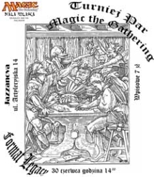 Turniej karciany par "Magic the Gathering" w Białej Podlaskiej (30 czerwca 2012 r.) : plakat