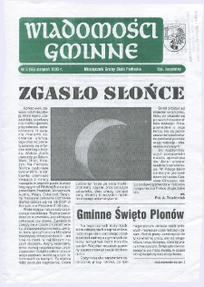 Wiadomości Gminne : miesięcznik gminy Biała Podlaska R. 5 (1999) nr 8
