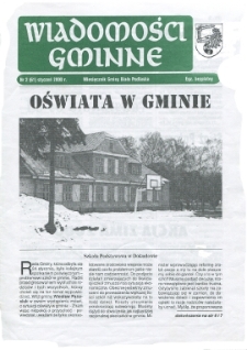 Wiadomości Gminne : miesięcznik gminy Biała Podlaska R. 2 (2000) nr 2