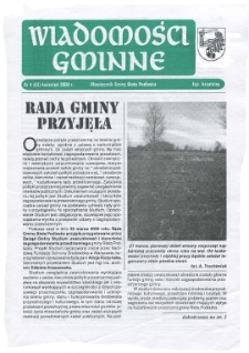 Wiadomości Gminne : miesięcznik gminy Biała Podlaska R. 2 (2000) nr 4