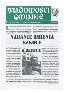 Wiadomości Gminne : miesięcznik gminy Biała Podlaska R. 2 (2000) nr 6
