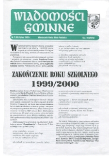 Wiadomości Gminne : miesięcznik gminy Biała Podlaska R. 6 (2000) nr 7