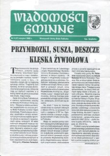 Wiadomości Gminne : miesięcznik gminy Biała Podlaska R. 2 (2000) nr 8