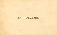 Zaproszenie na zebranie organizacyjne Towarzystwa Uniwersytetów Wiejskich Ziemi Podlaskiej w Białej Podlaskiej