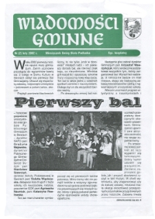 Wiadomości Gminne : miesięcznik gminy Biała Podlaska R. 4 (2002) nr 2