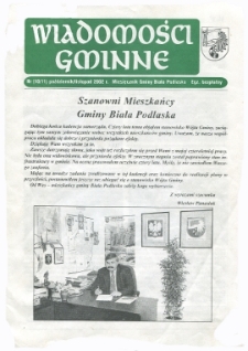 Wiadomości Gminne : miesięcznik gminy Biała Podlaska R. 4 (2002) nr 10-11
