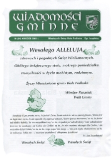 Wiadomości Gminne : miesięcznik gminy Biała Podlaska R. 5 (2003) nr 4