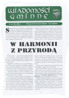 Wiadomości Gminne : miesięcznik gminy Biała Podlaska R. 5 (2003) nr 5