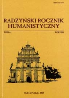 Radzyński Rocznik Humanistyczny T. 6 (2008)