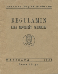 Regulamin Koła Młodzieży Wiejskiej