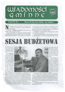 Wiadomości Gminne : miesięcznik gminy Biała Podlaska R. 6 (2004) nr 2
