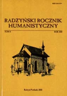 Radzyński Rocznik Humanistyczny T. 8 (2010)
