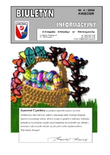 Biuletyn Informacyjny Urzędu Gminy w Terespolu R. 13 (2004) nr 4