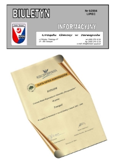 Biuletyn Informacyjny Urzędu Gminy w Terespolu R. 13 (2004) nr 6