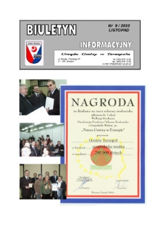 Biuletyn Informacyjny Urzędu Gminy w Terespolu R. 12 (2003) nr 9