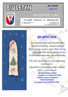 Biuletyn Informacyjny Urzędu Gminy w Terespolu R. 14 (2005) nr 1