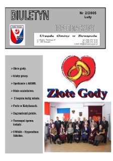 Biuletyn Informacyjny Urzędu Gminy w Terespolu R. 14 (2005) nr 2
