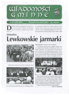 Wiadomości Gminne : miesięcznik gminy Biała Podlaska R. 6 (2004) nr 7