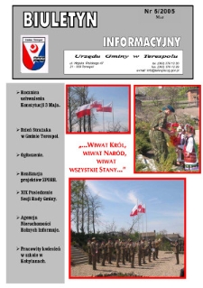 Biuletyn Informacyjny Urzędu Gminy w Terespolu R. 14 (2005) nr 5
