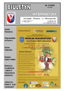 Biuletyn Informacyjny Urzędu Gminy w Terespolu R. 14 (2005) nr 6