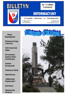 Biuletyn Informacyjny Urzędu Gminy w Terespolu R. 14 (2005) nr 11