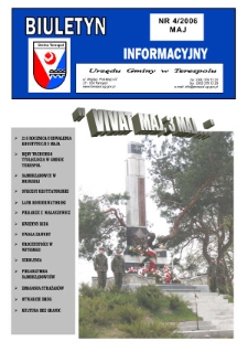 Biuletyn Informacyjny Urzędu Gminy w Terespolu R. 15 (2006) nr 4