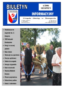 Biuletyn Informacyjny Urzędu Gminy w Terespolu R. 15 (2006) nr 6