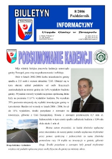 Biuletyn Informacyjny Urzędu Gminy w Terespolu R. 15 (2006) nr 8