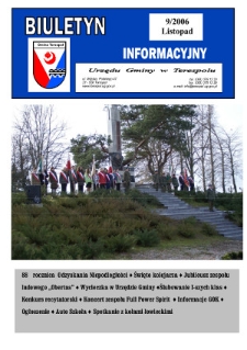 Biuletyn Informacyjny Urzędu Gminy w Terespolu R. 15 (2006) nr 9