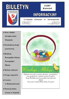 Biuletyn Informacyjny Urzędu Gminy w Terespolu R. 16 (2007) nr 4