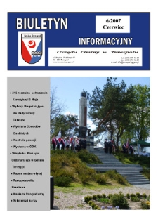 Biuletyn Informacyjny Urzędu Gminy w Terespolu R. 16 (2007) nr 6
