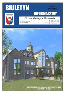 Biuletyn Informacyjny Urzędu Gminy w Terespolu R. 18 (2009) nr 1
