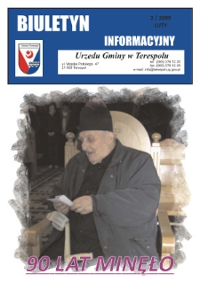 Biuletyn Informacyjny Urzędu Gminy w Terespolu R. 18 (2009) nr 2