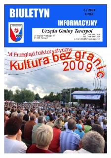 Biuletyn Informacyjny Urzędu Gminy w Terespolu R. 18 (2009) nr 6