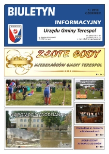 Biuletyn Informacyjny Urzędu Gminy w Terespolu R. 19 (2010) nr 5