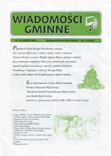Wiadomości Gminne : miesięcznik gminy Biała Podlaska R. 6 (2004) nr 12