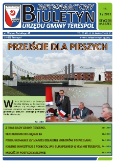 Biuletyn Informacyjny Urzędu Gminy w Terespolu R. 20 (2011) nr 1