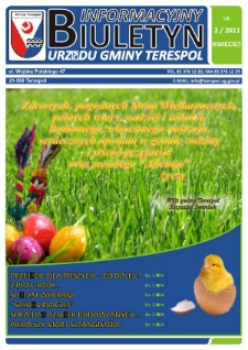 Biuletyn Informacyjny Urzędu Gminy w Terespolu R. 20 (2011) nr 2