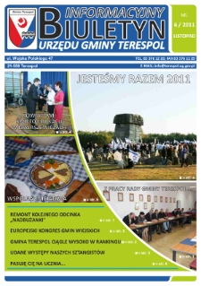 Biuletyn Informacyjny Urzędu Gminy w Terespolu R. 20 (2011) nr 6