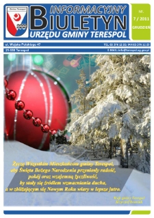 Biuletyn Informacyjny Urzędu Gminy w Terespolu R. 20 (2011) nr 7