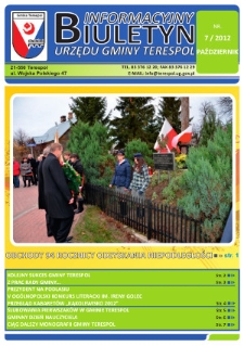 Biuletyn Informacyjny Urzędu Gminy w Terespolu R. 21 (2012) nr 7